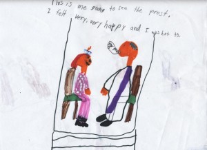 Photograph of Child’s Drawing.
